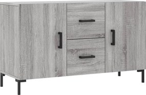 vidaXL szürke sonoma színű szerelt fa tálalószekrény 100 x 36 x 60 cm