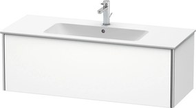 Duravit XSquare szekrény 121x47.8x40 cm Függesztett, mosdó alatti fehér XS407401818