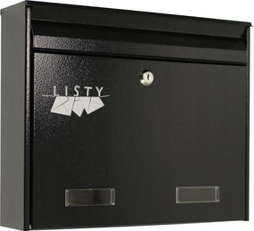 Postaláda Bedobó Újságtartó C4 36x29 CM Fekete