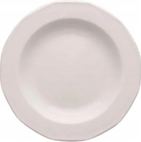 Lubiana Merkury Mélytányér Leveshez 1 db 22cm Porcelán Fehér