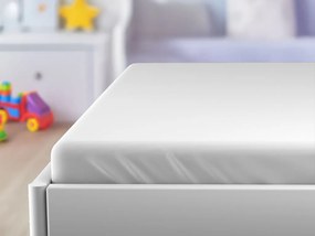 Jersey gyerek lepedő 60x120 cm fehér