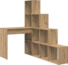 vidaXL Sarokíróasztal Artisan tölgy 101,5 x 149,5 x 149,5 cm Faanyag