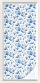 Furnér Ablakfólia Szélvédőre Adatvédelem Virágok akvarell 50x116