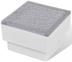 2 db LED földbe építhető izzó / kültéri lámpa 100 x 100 x 68 mm