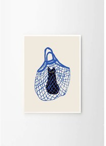 Poszter 30x40 cm The Cat’s In The Bag – Chloe Purpero Johnson – The Poster Club
