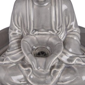 BALANCE kerámia asztali szökőkút Buddha, szürke