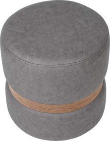 Ring puff - tölgy gyűrű - M609 - világosszürke szövet R