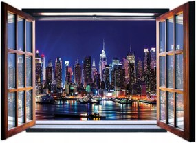 Fotótapéta Éjszakai város Panoráma Urban Design Modern 201x145 +ragasztó