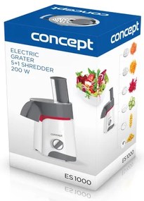 Concept ES1000 - Elektromos reszelő 200W/230V fehér/szürke