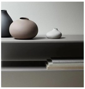 Világosszürke porcelán váza készlet 3 db-os (magasság 9 cm) Nona – Blomus