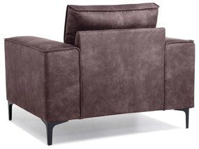 Copenhagen sötétbarna műbőr fotel - Scandic