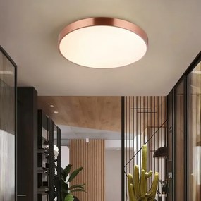 Immax NEO 07322L-LED dimmelhető mennyezeti lámpa NEO LITE SEMPLICI 60W/230V átmérő: 60 cm rézszínű + távirányítóval