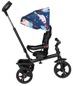 Lionelo - Gyerek tricikli HAARI fekete/többszínű