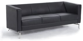 Manhattan 2 kanapé, háromüléses, fekete