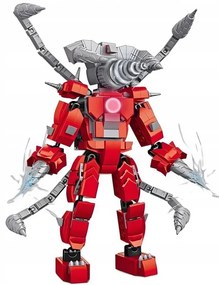 Építőkészlet SKIBIDI TOILET XXL 494 db - Furious Titan 28,5 cm