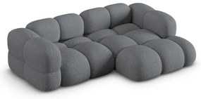 Szürke sarokkanapé (jobb oldali-heverő résszel) Loretto – Cosmopolitan Design