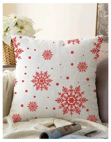 Red Christmas 4 db karácsonyi párnahuzat és asztali futó szett - Minimalist Cushion Covers