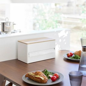 Fehér fém papírtörlő tartó Rin – YAMAZAKI