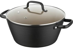 Florina Carina Black alumínium pot 5,2 l, 28 cm, 28 cm átmérőjű