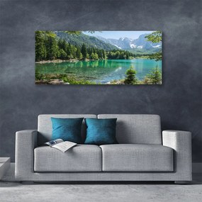 Vászonfotó Természet-hegység Lake Forest 140x70 cm