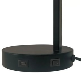 Nordlux - Asztali lámpa WILMER 1xE14/40W/230V fekete