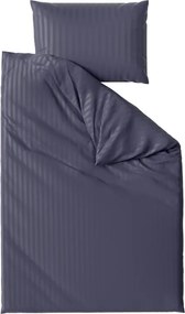JASMINE PURE mikroszálas hotel ágynemű - sötétkék - 2 cm csíkos Ágyneműhuzat mérete: 70 x 90 cm | 140 x 200 cm