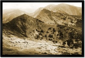 Poszterek keretben 60x40 Tátra Lengyel hegyek Kilátás