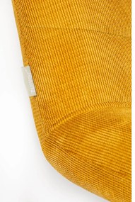 Okkersárga bársony fotel Bubba – Zuiver