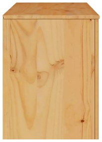 TV Szekrény &quot;DRAMMEN&quot; 99x43x55 cm Tömör Fenyő