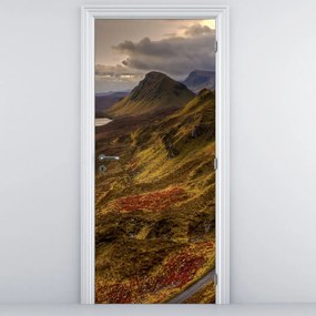 Fotótapéta ajtóra - Skót hegyek (95x205cm)