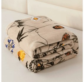 Mikroplüss pléd HERBÁŘ, bézs Méret: 200 x 220 cm