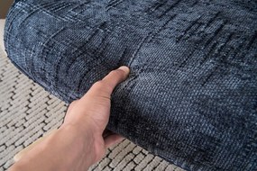 Hintaszék, relaxációs szék kordbársony kárpitozással, sötét szürke