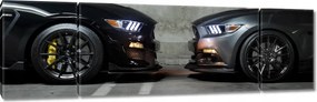 Vászonkép 170x50 Face to face Mustang