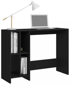 fekete szerelt fa laptopasztal 102,5 x 35 x 75 cm