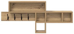 Fali Kabáthorog kézműves tölgy 100 x 12 x 43.5 cm Faanyag