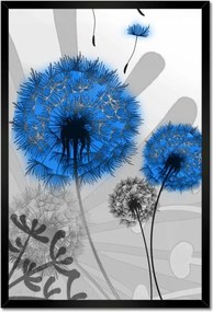 Poszterek keretben 40x60 Kék pitypangok