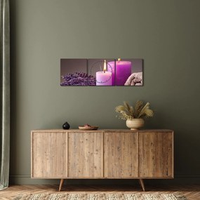 Kép spa dolgokról (órával) (90x30 cm)