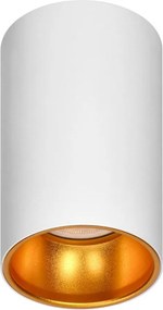 Eliza, mennyezeti lámpatest, GU10, IP20, kerek, fehér-arany, alumínium