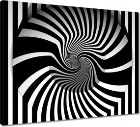 Vászonkép 50x40 Absztrakt fekete-fehér