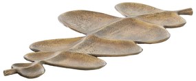 Fém dekoratív tálca 25x52 cm Akaki – Light &amp; Living