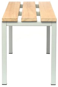 Öltözőpad 200 x 35 x 45 cm, szürke - RAL 7035