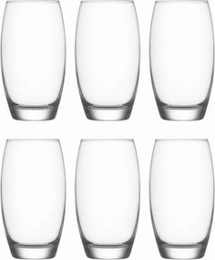 Lav Empire 6 darabos pohárkészlet sörhöz, üdítőkhöz, Szett, Poharak 510 ml