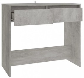betonszürke szerelt fa tálalóasztal 89x41x76,5 cm