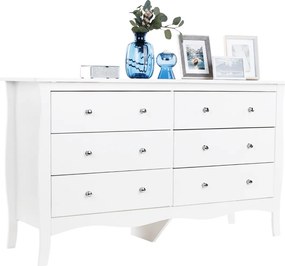 ETKIN komód, fehér