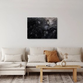 Kép - Szomorúság és lemondás (üvegen) (70x50 cm)
