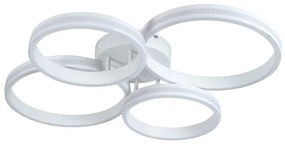 Top Light - LED Dimmelhető felületre szerelhető csillár OLYMP LED/65W/230V kerek fehér + távirányító