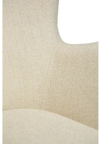 Krémszínű buklé fotel Glam – DAN-FORM Denmark