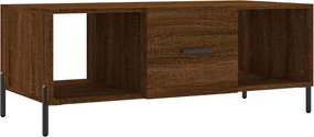 vidaXL barna tölgyszínű szerelt fa dohányzóasztal 102 x 50 x 40 cm