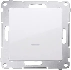 Simon 54 KapcsolĂł EgypĂłlusĂș kapcsolĂł Led jelzĂ©s FehĂ©r