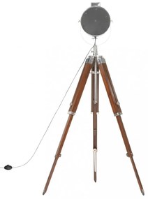 háromlábú tömör mangófa állólámpa 165 cm